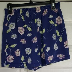 L.A. Movers Elastic Small Flowered Shorts